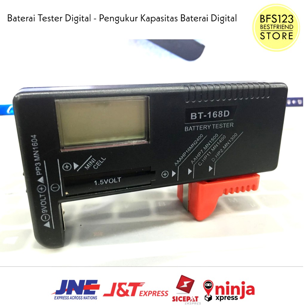 Baterai Tester Digital - Pengukur Kapasitas Baterai Digital