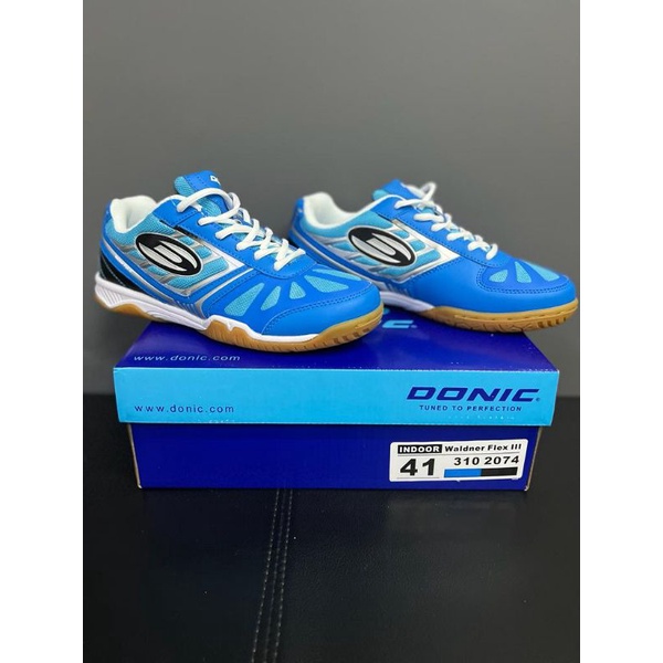 SEPATU TENIS MEJA DONIC WALDNER FLEX III BIRU ORIGINAL