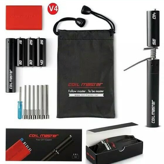 COIL MASTER DIY V4 coiling kit coil master v4 coil jig alat lilit kawat toolkit vape