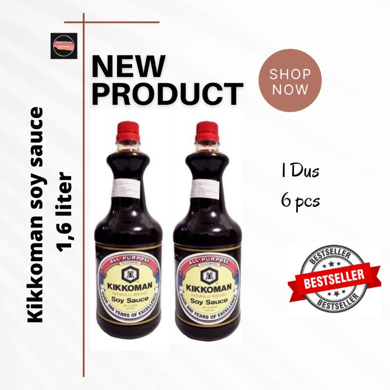 

Kikkoman soy sauce 1,6 liter