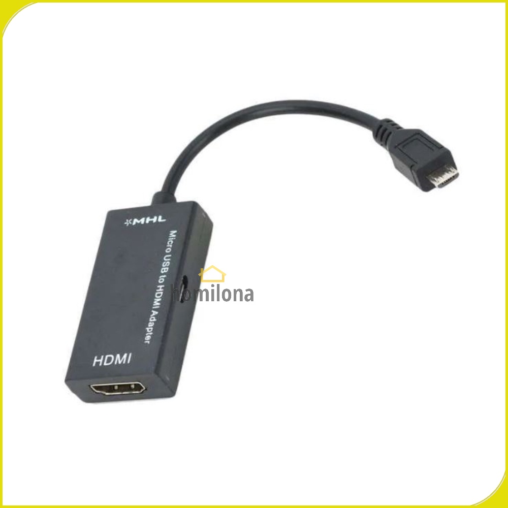 Micro USB to HDMI MHL Adapter for Smartphone - Robotsky S2 - Black