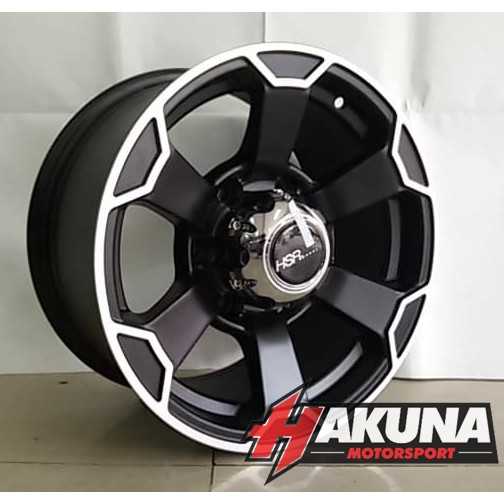 Pelk/Velg Mobil Offroad R15 Hsr Thunder Ring 15 Untuk,Pajero,Hilux Dc ,Dll