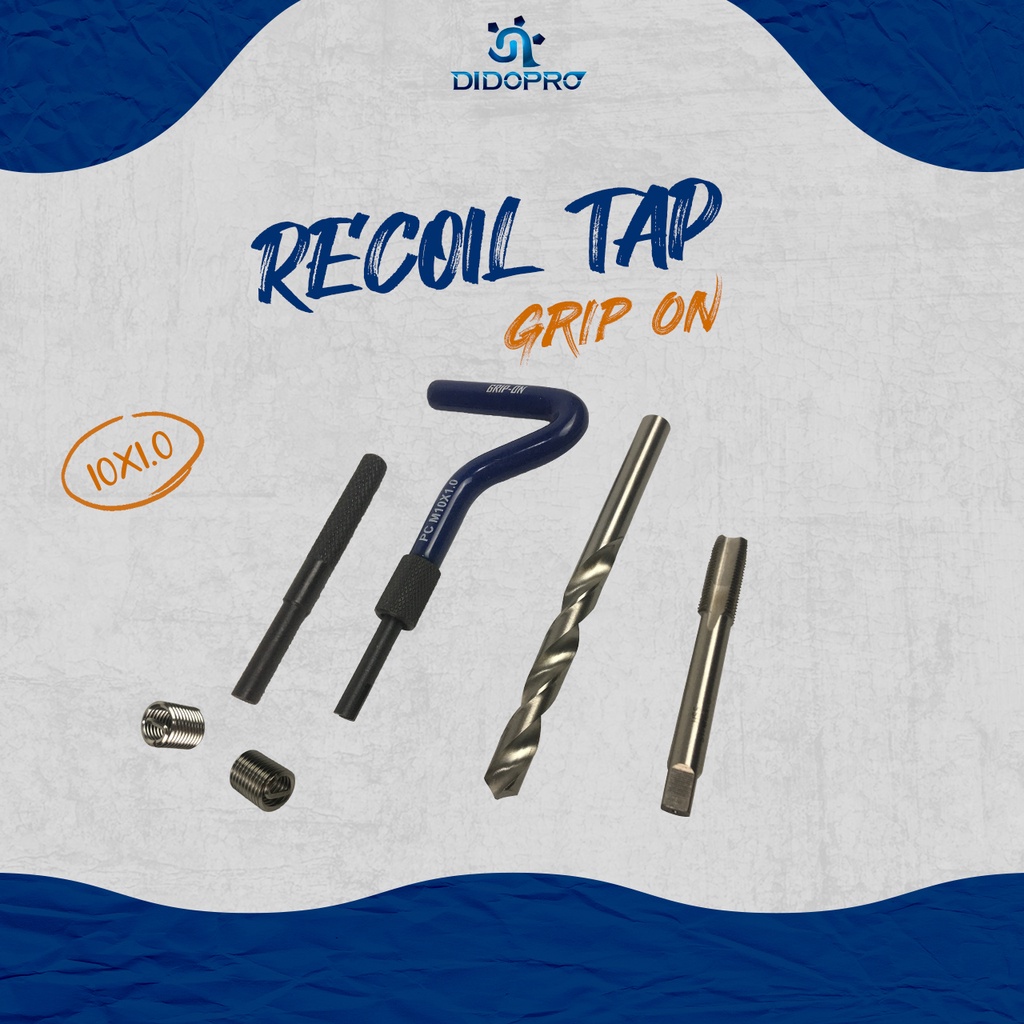 Tap Recoil Set Grip - On M10 x 1.0 Recoil Tap / Tap Repair Drat Rusak