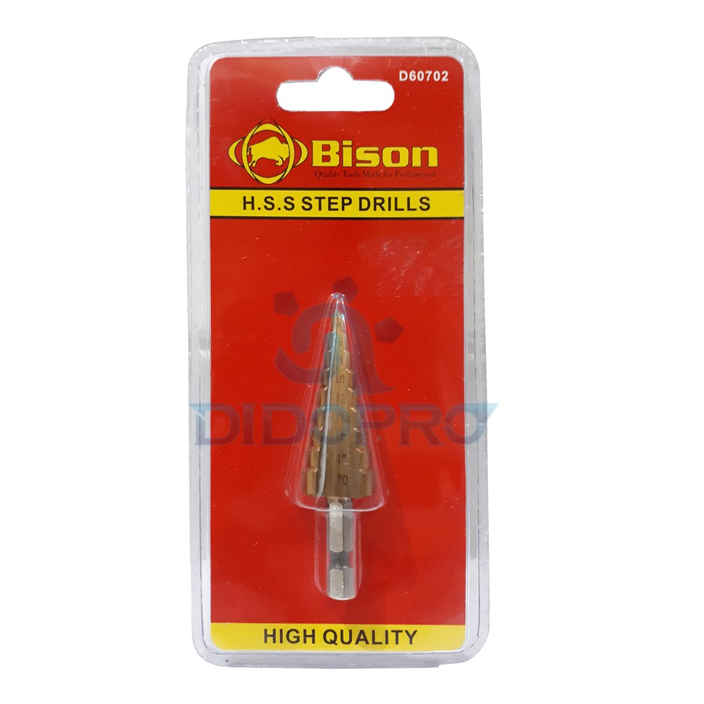 BISON MATA BOR PAGODA 4-20 MM PAYUNG TANGGA MULTI STEP DRILL BITS