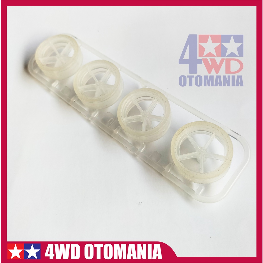 Tamiya - Velg dan Ban Large Hard Clear - Shinjiro