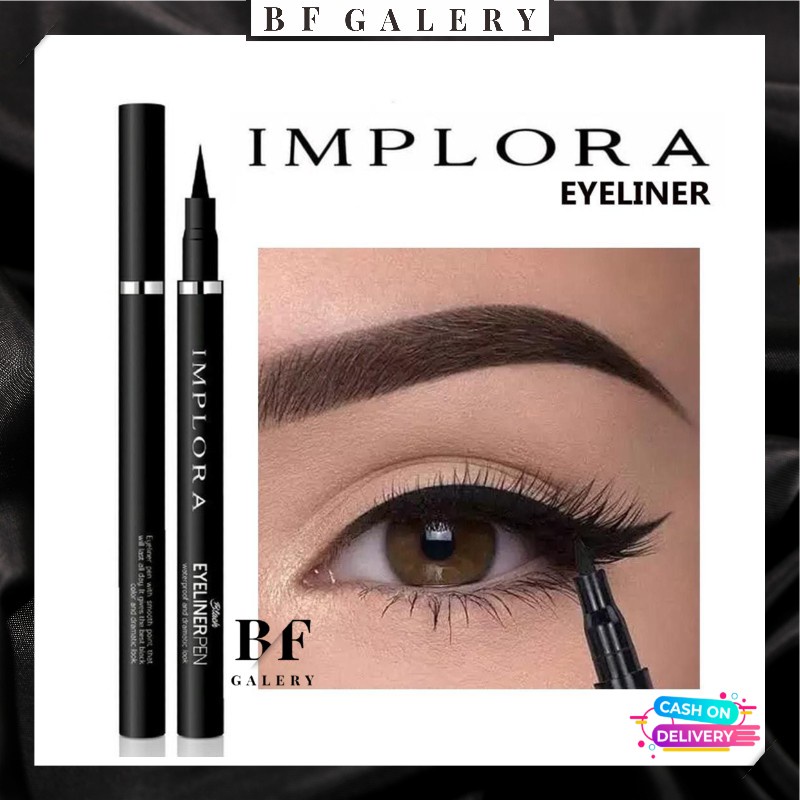 BFM011 Implora Eye Liner Pen / Eyeliner Waterproof Pen 1.7g 100% Original Jakarta