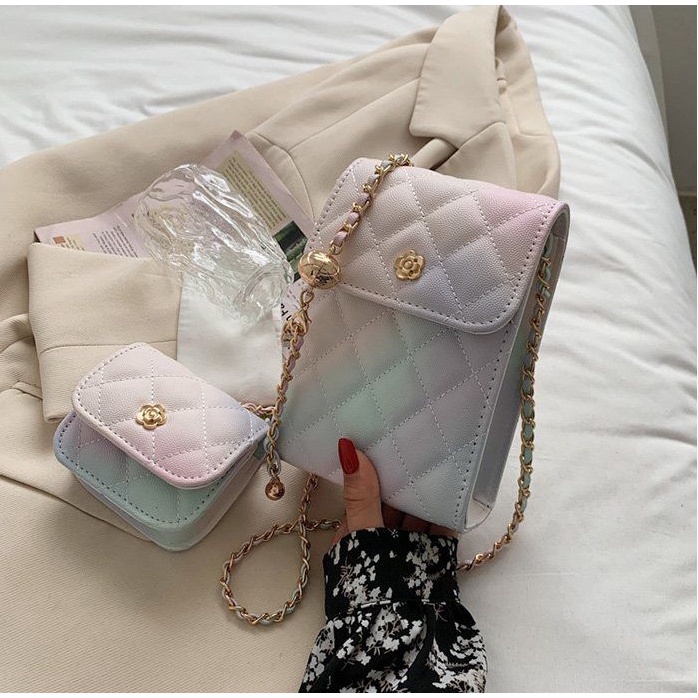 201575 Tas Selempang Wanita Import Slingbag Cewek Impor 2 in 1 (1 KG MUAT 3) LT1967 BQ3361 EL5618