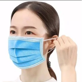 Masker cantol telinga earloop 3ply disposable 1 pack 50pcs face mask