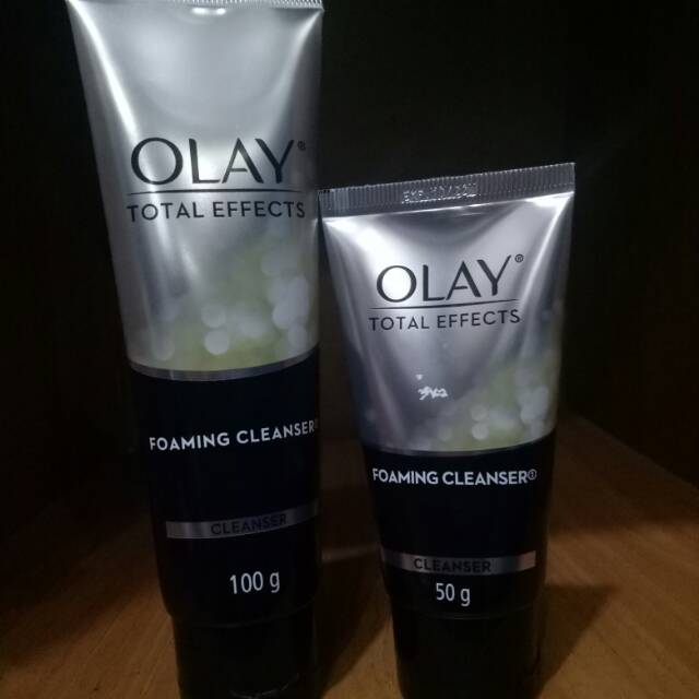 olay total efect foaming cleanser 100g &amp; 50g