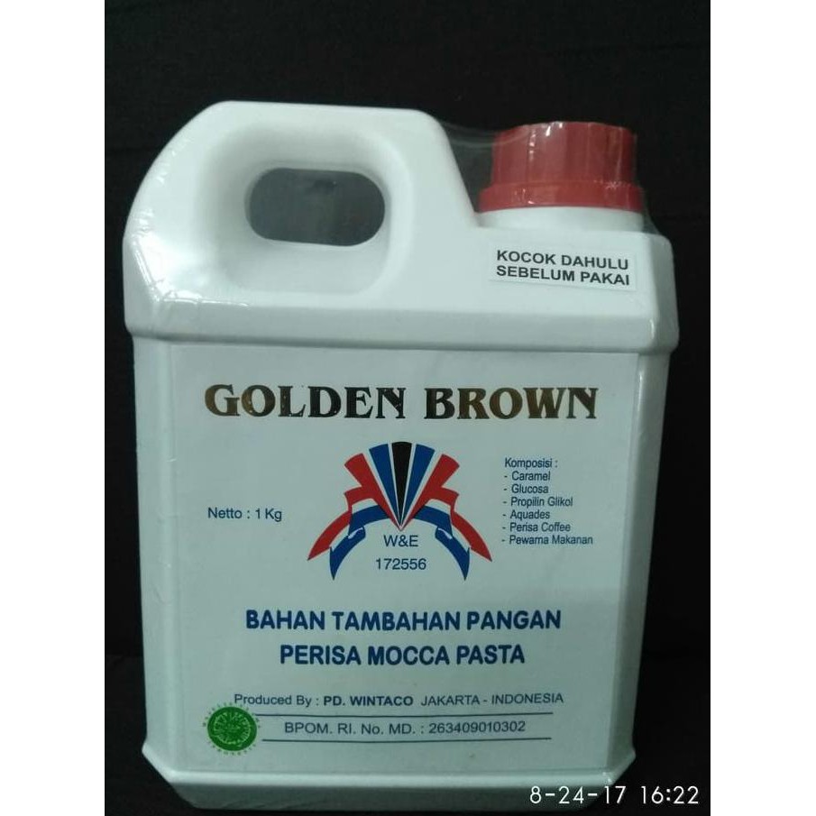 

31.87-Kue- Golden Brown Perisa Mocca Pasta 1Kg -Terlengkap-Termurah-Dijamin.