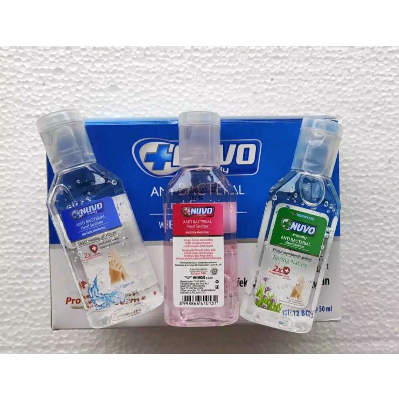 Nuvo Handsanitizer 50ml dengan 3 varian