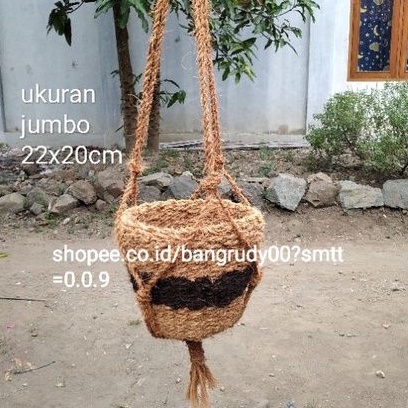 Pot Gantung Anggrek Pot Anggrek Sabut Kelapa  Pot Tanaman Gantung Sabut Kelapa  Pot Tanaman Gantung