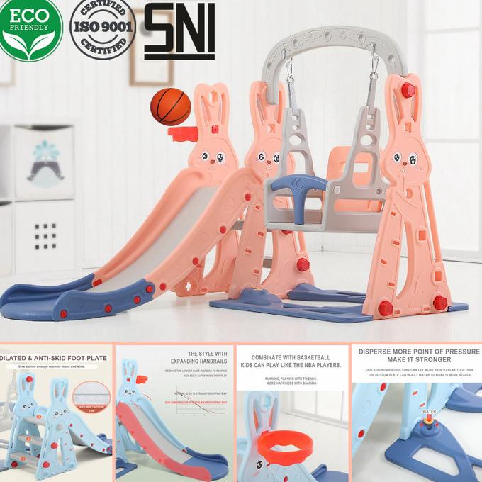 Perosotan Anak Ayunan Kelinci Prosotan Indoor Playground Slide Wm19073