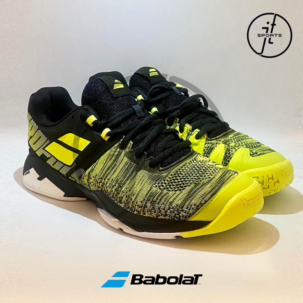 Sepatu Tenis Babolat Propulse Blast Black Fluo Aero Tennis Shoes Original