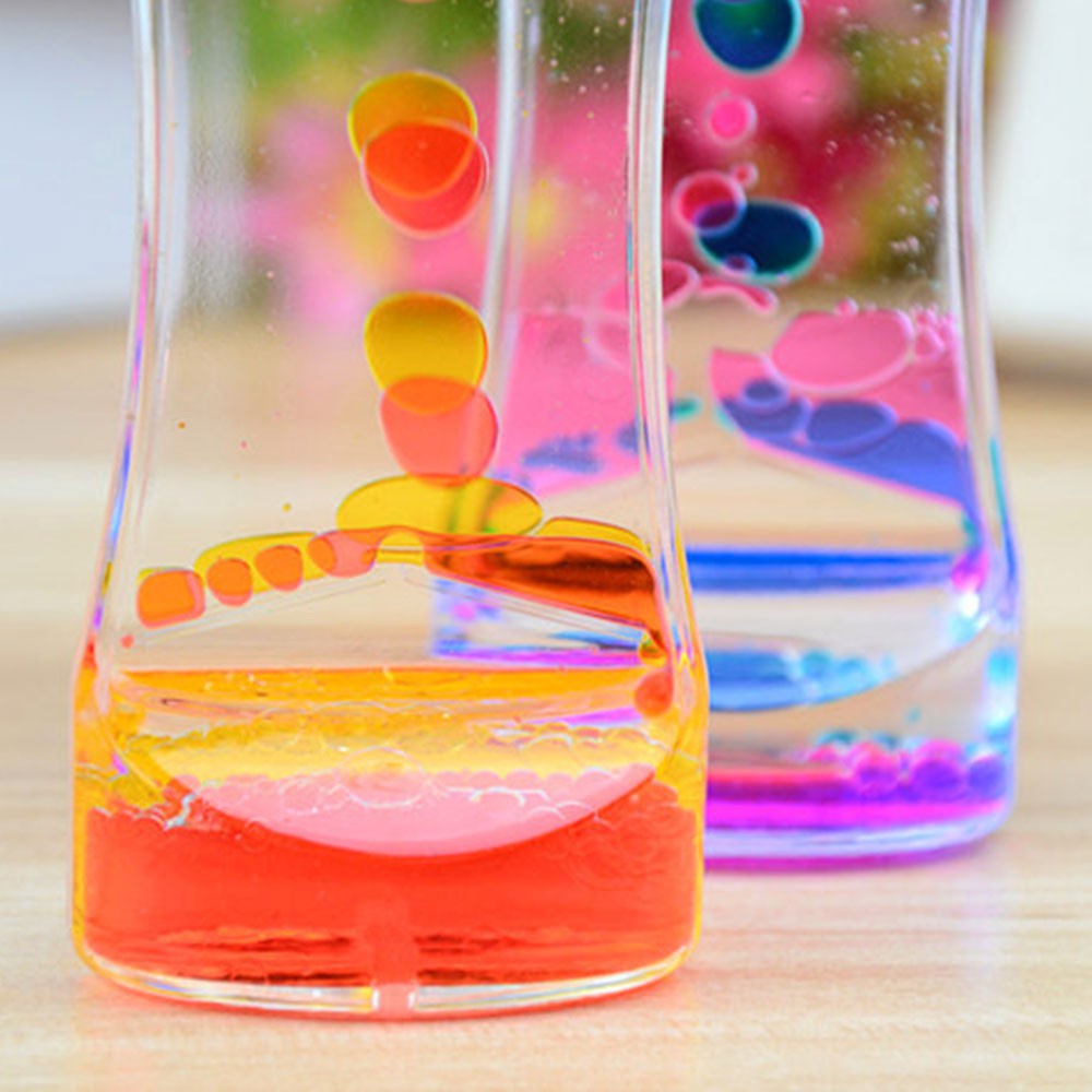 Makawy Store Jam Pasir Akrilik Tetesan Minyak 2 Warna