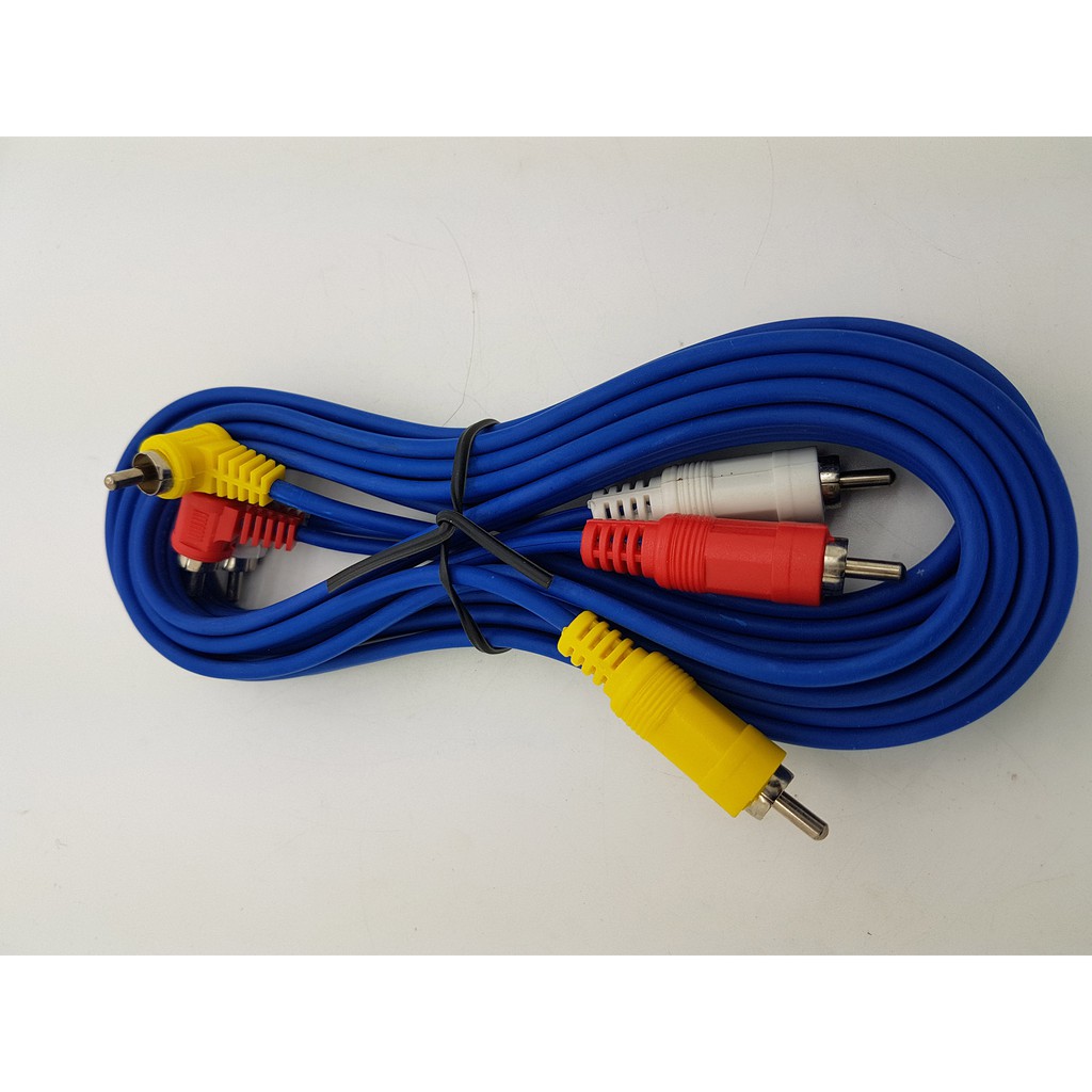 Kabel RCA 3 K 3 Male Merk KITANI ( Cable RCA ) Panjang 3m