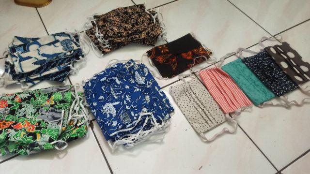 [ready Stock] Masker Anak Rianty Batik Masker Katun Masker Kids [isi 5pc]