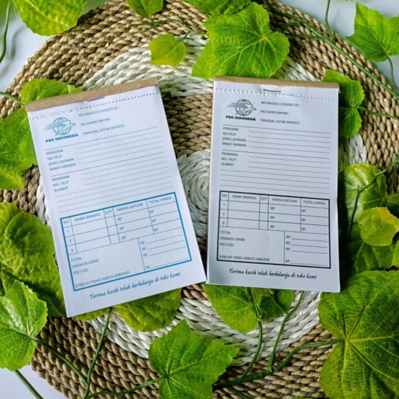 NOTA INVOICE COD POS/LABEL PENGIRIMAN COD POS/LABEL PENGIRIMAN OLSHOP/SHIPPING CARD/KERTAS ALAMAT