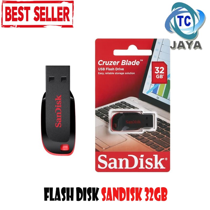 Flashdisk SanDisk Cruzer Blade 32GB