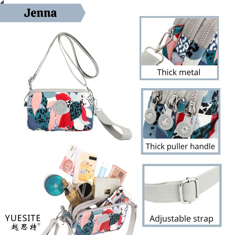 TAS SELEMPANG HP DOMPET SLINGBAG YUESITE JENNA ORI IMPORT CYUTEBAGS