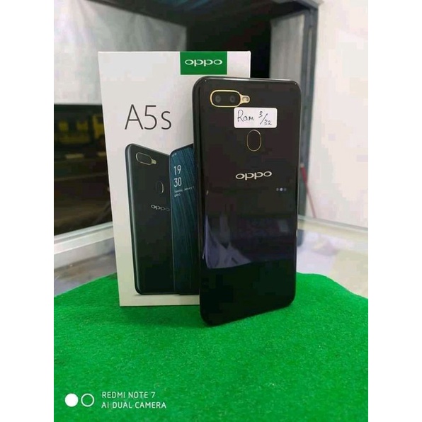 Oppo A5s Ram Black 3/32 FULLSET Nominus [SECOND]