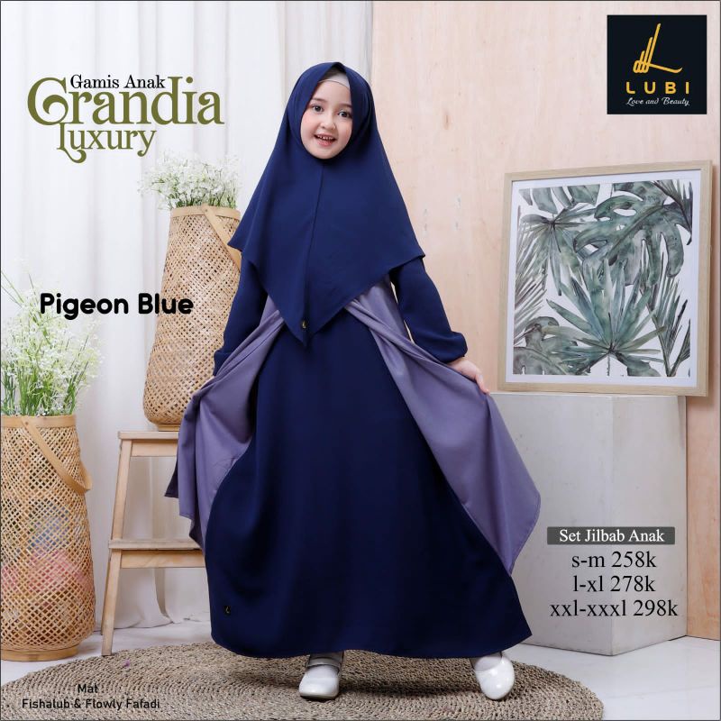 sarimbit gamis anak lubi