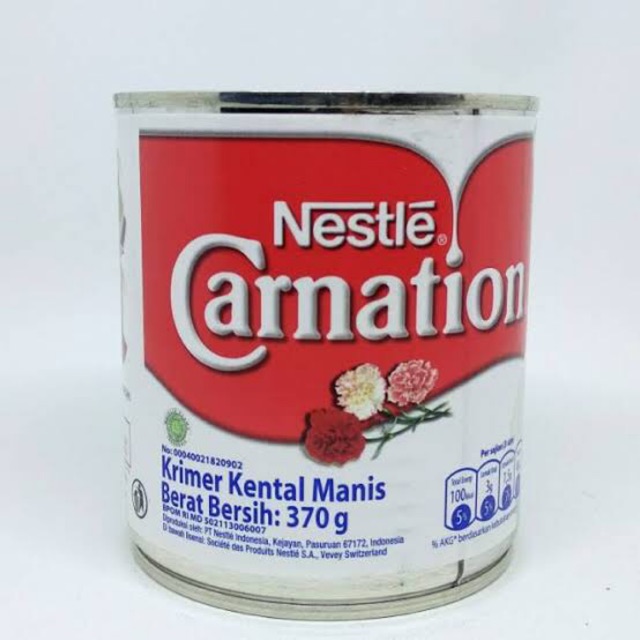 

Susu Carnation 370gr kalengan