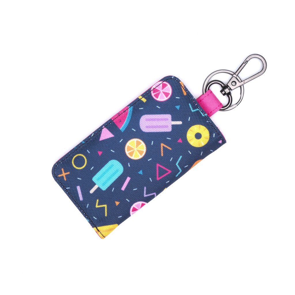 Dompet STNK Mobil Motor Gantungan Kunci Kain Motif Patch