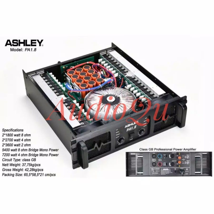 Power Amplifier Ashley PA 1.8 / PA1.8 Original