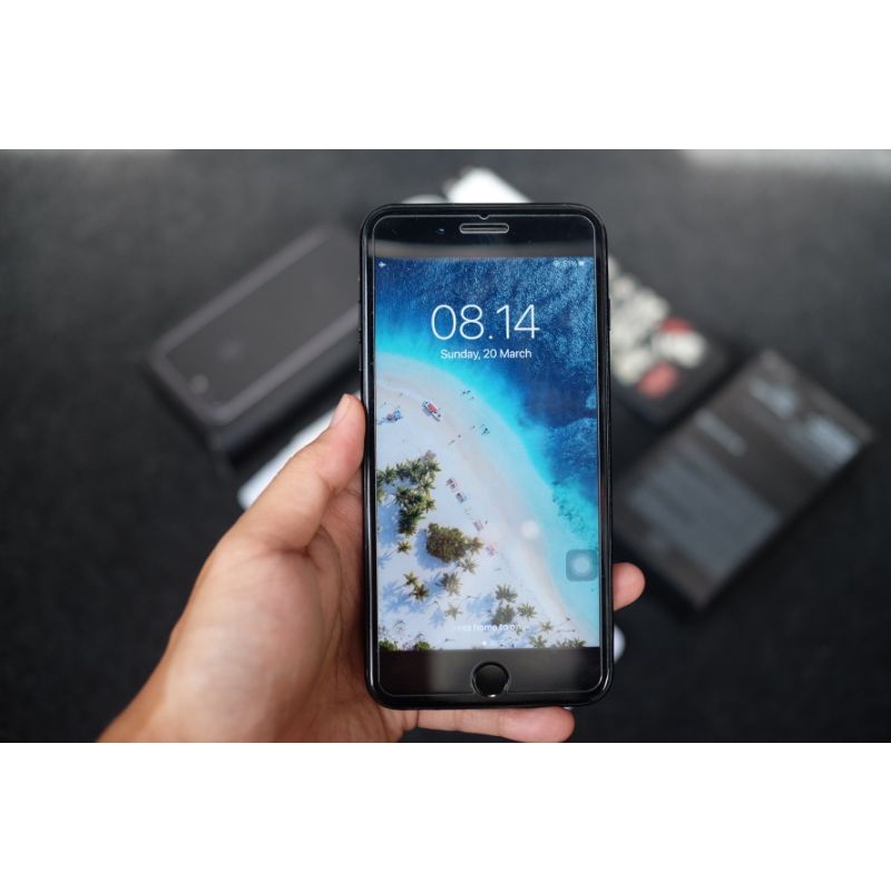 (PESANAN CUSTOMER) iphone 7plus plus 128gb ex garansi resmi iBox BH 100 fullset murah