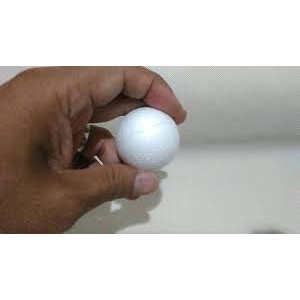 gabus bola bulat putih ukuran 4 cm murah 4cm untuk bikin planet tata surya ecer mulus