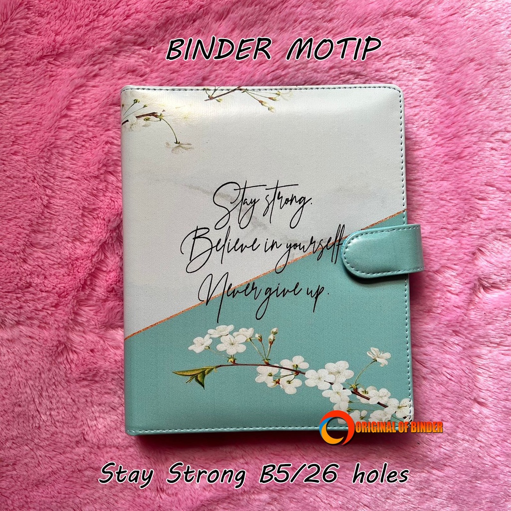 

BINDER PRINTING MOTIP NEVER GIVE UP A5 DAN B5