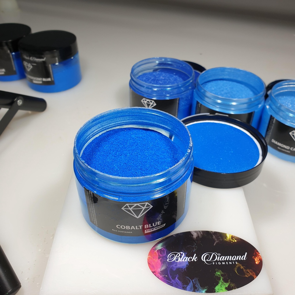 

SINGLE TONE COBALT BLUE MICA POWDER PIGMENT BLACK DIAMOND ORIGINAL 5GR