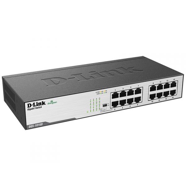 SWITCH HUB D-LINK DGS1016C 10/100/1000 MBPS