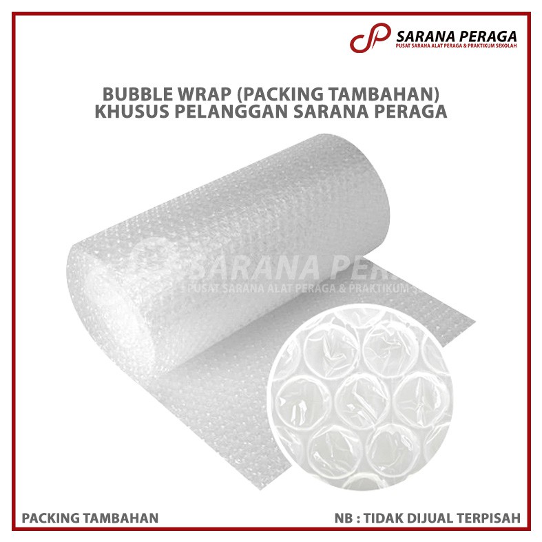 

SaranaPeraga - Packing Tambahan Bubble Wrap Khusus Pelanggan