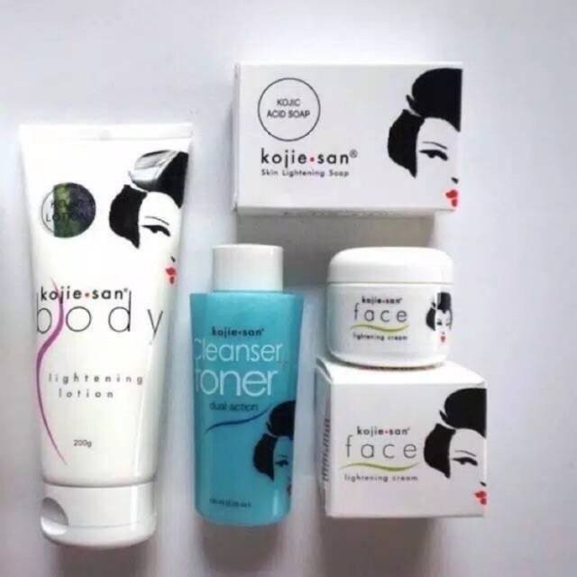 [PROMO TERMURAH] Paket Kojie San Lightening Series Wajah + Body Lotion (Size Kecil)