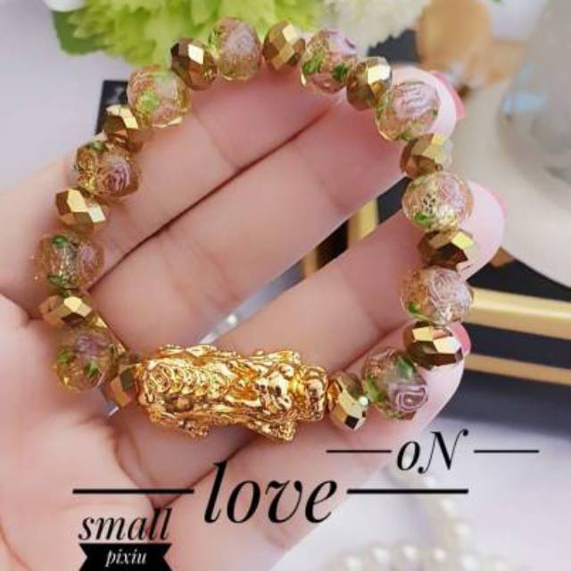 Gelang pixiu naga lapis emas 24k 0816