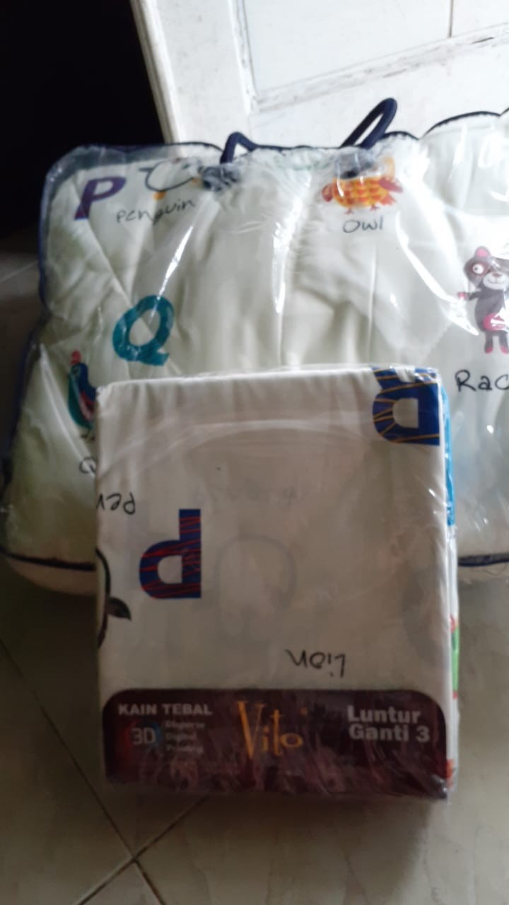 Vito Bedcover + Sprei 180x200 Motif Wedding Safari Modelista Kimberly Oakwood Pink - King 180 160 Bc