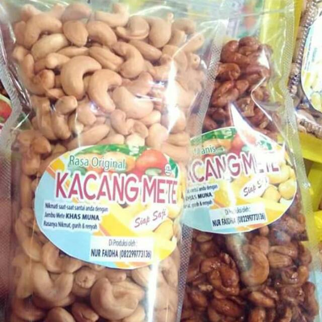 

Kacang mete rasa original khas Sulawesi tenggara