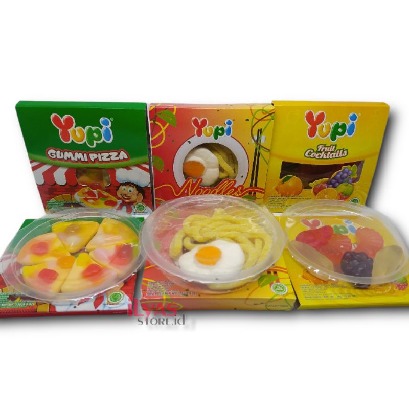 

Yupi 23gram Pizza/Noodles/fruit cocktails (1pcs)