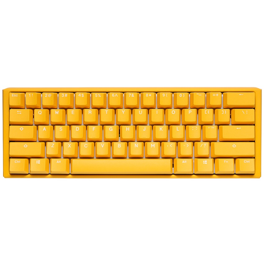 Ducky One 3 Mini Yellow 60% Hotswap RGB Mechanical Gaming Keyboard