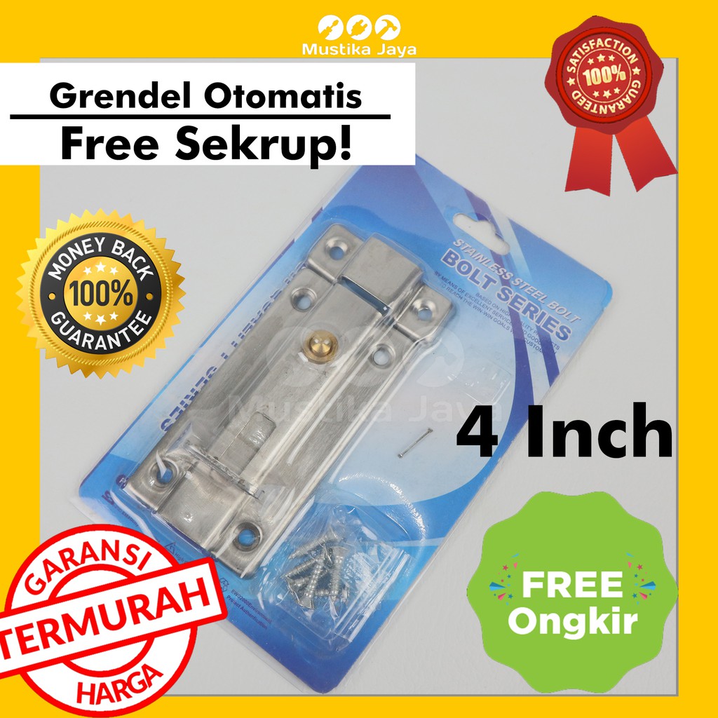 Grendel Otomatis 4 Inch