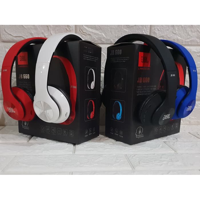 JBL JB660 ORIGINAL WIRELESS HEADSET BLUETOOTH EARPHONE HANDSFREE