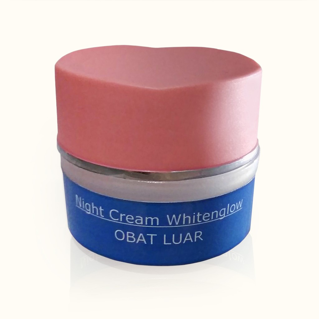 Krim Malam | White Glow Cream | Night Cream Whitening | Acne Derma Care