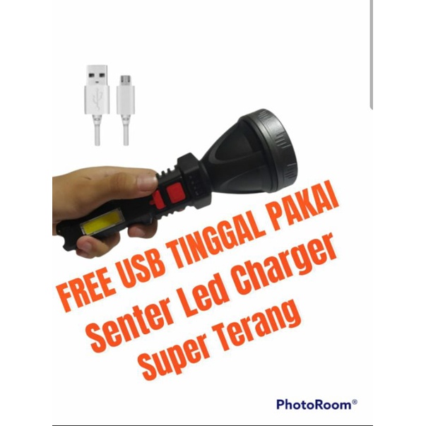 TY - 823 Senter LED COB 4 Mode + XPE Super Terang / Senter Tangan COB LED