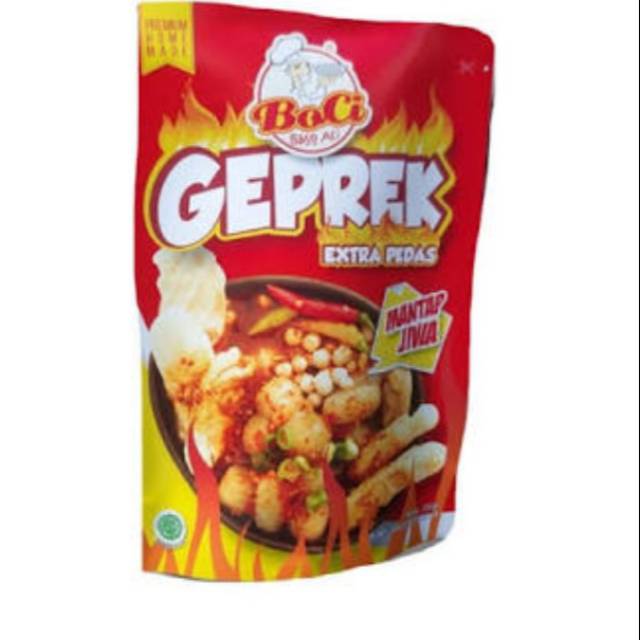 

Boci Geprek Extra Pedas