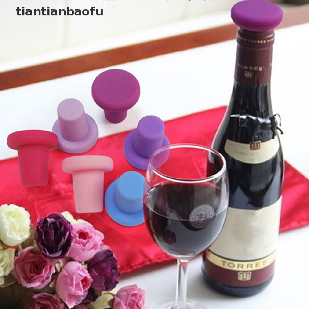 Stopper Botol Wine Aneka Warna Untuk Alat Butik