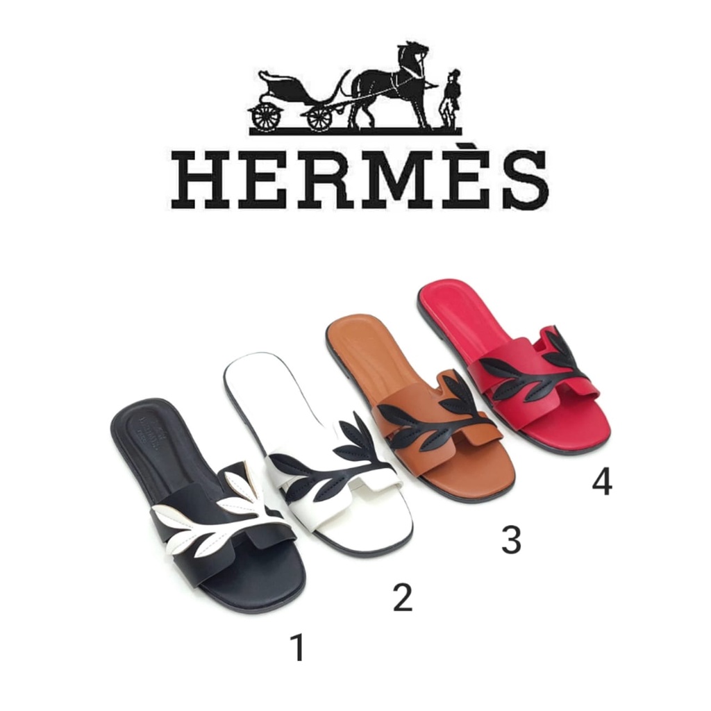 Sandal Wanita Import Hermes8091 / Slipper Import empuk