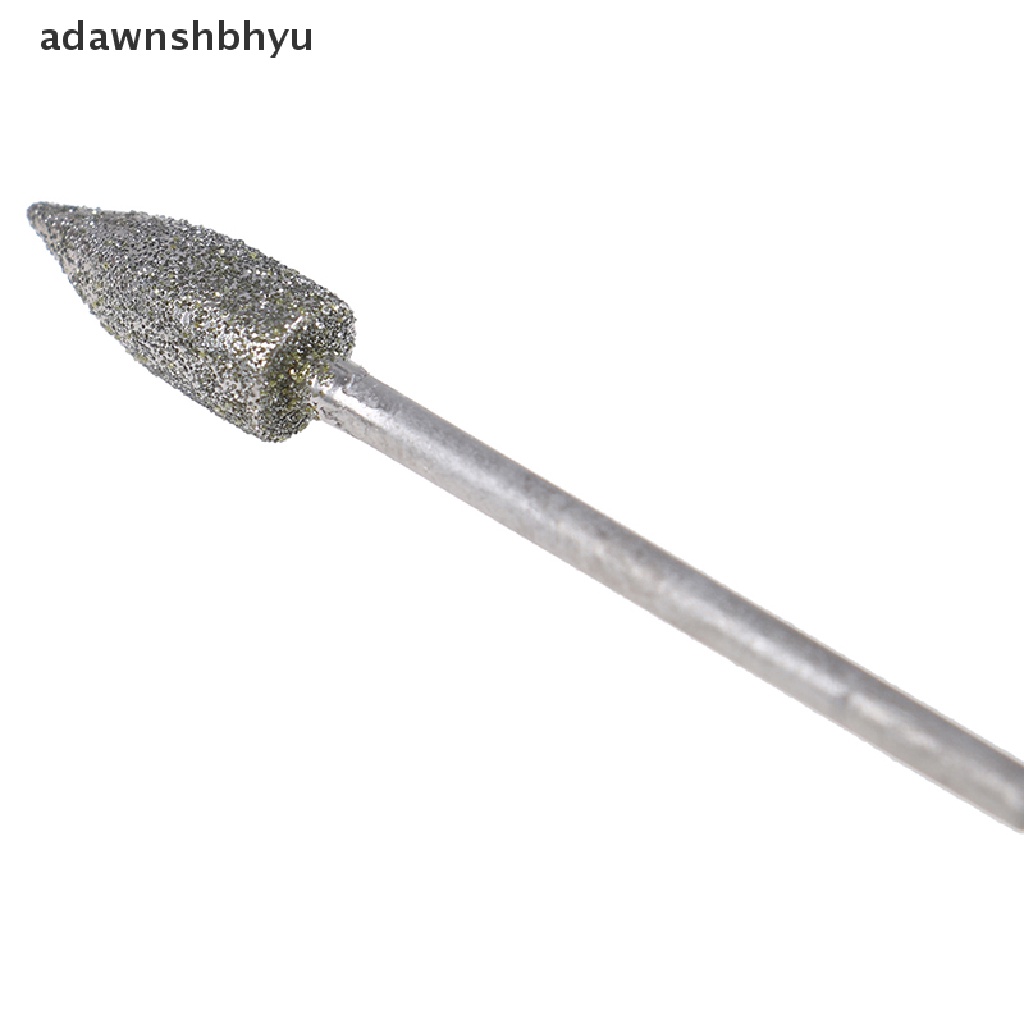 Adawnshbhyu 8Pcs diamond grinding head polishing needle bits burrs Alat Ukir Batu Logam