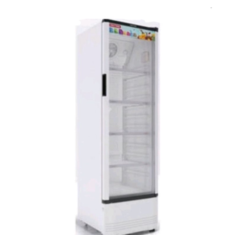 showcase POLYTRON SCN 230 4RAK JUMBO lemari pendingin Polytron 4 rak(100% original)